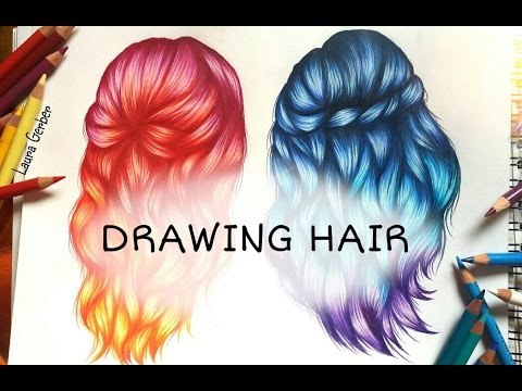 480x360 Drawing Rainbow Hair Lets Dream To Draw - Rainbow Hair Drawing