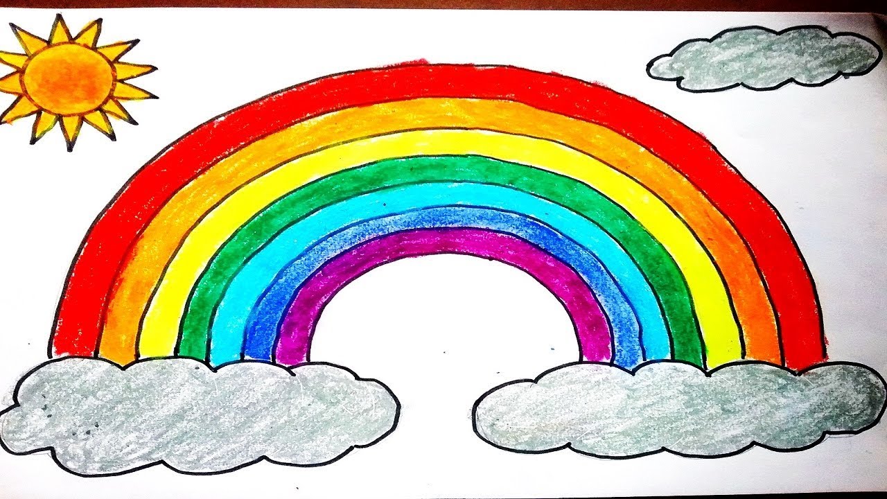 20+ Inspiration Rainbow Drawing What Ieight Today