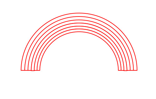 500x318 Drawing A Cartoon Rainbow - Rainbow Images For Drawing