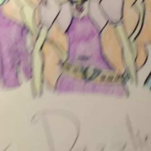 500x500 free hand drawing of the dazzlings from mlp equestria girls - Rainbow Rocks Drawing