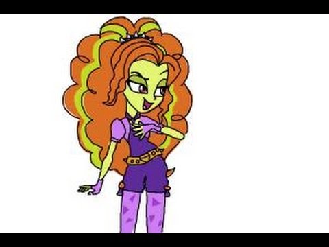 480x360 how to draw adagio dazzle from my little pony equestria girls - Rainbow Rocks Drawing