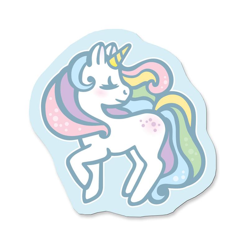 794x794 Pastel Rainbow Unicorn Magnet Etsy - Rainbow Unicorn Drawing