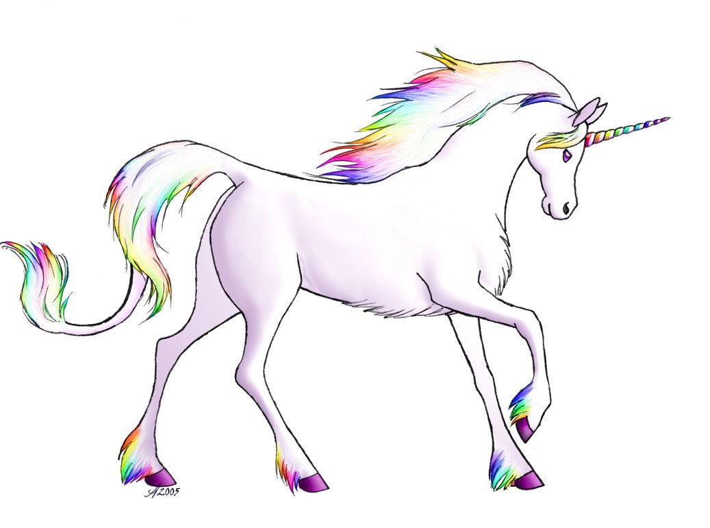 Rainbow Unicorn Drawing At Paintingvalley Com Explore Collection Of Rainbow Unicorn Drawing