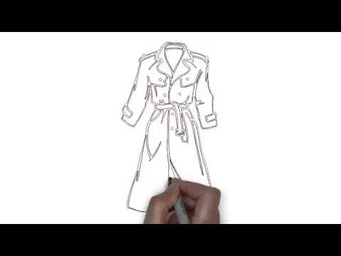 480x360 How To Draw Raincoat - Raincoat Drawing