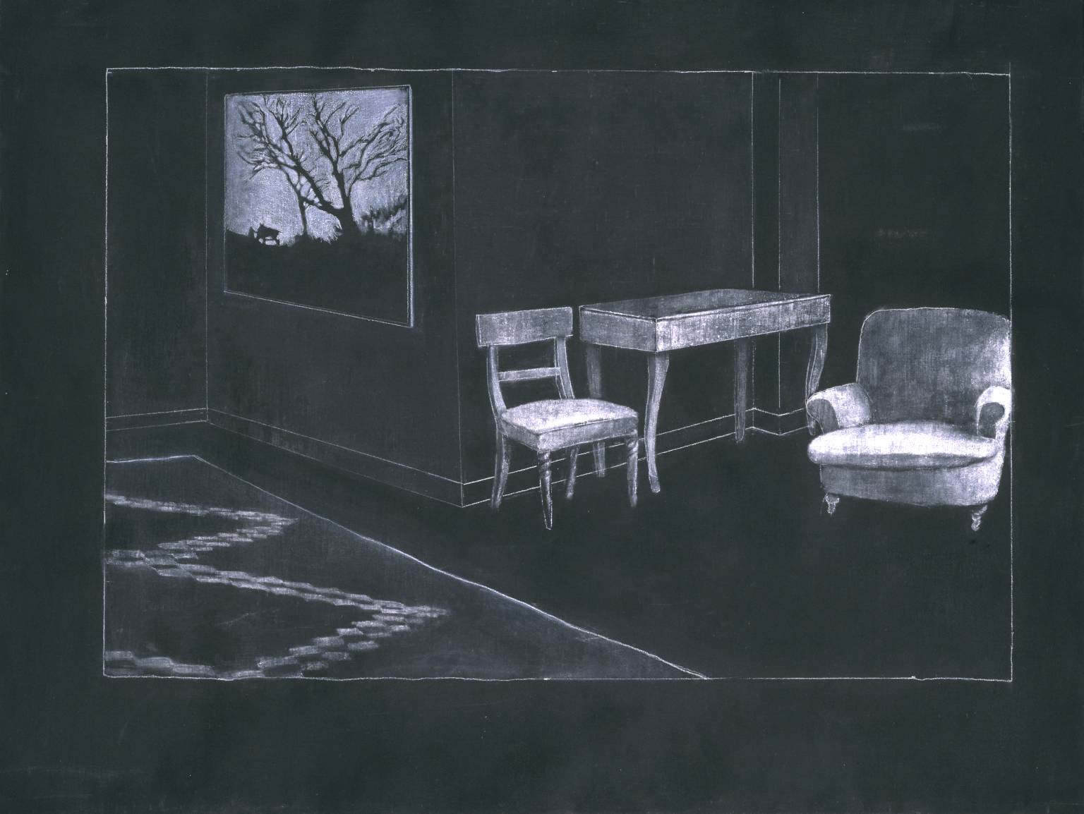 1536x1154 raincoat drawing', juan tate - Raincoat Drawing