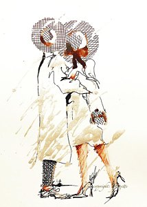 214x300 Raincoat Drawings Fine Art America - Raincoat Drawing