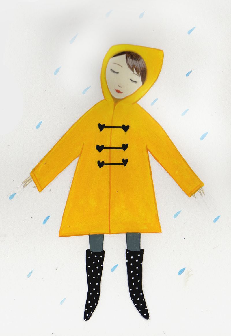 Raincoat Drawing at Explore collection of Raincoat