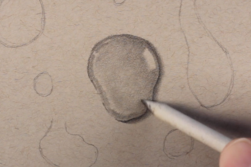 800x533 How To Draw Water Droplets - Raindrop Drawing