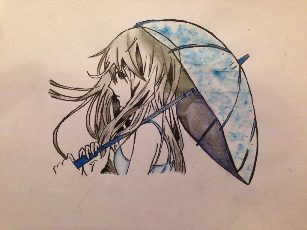 1024x768 raindrops drawing anime amino - Raindrop Drawing