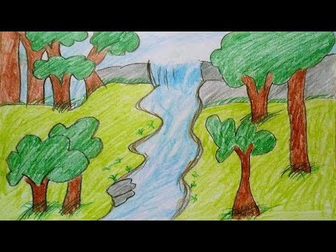 Rainforest Drawing at PaintingValley.com | Explore collection of