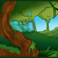 200x200 how to draw a rainforest, step - Rainforest Drawing Easy