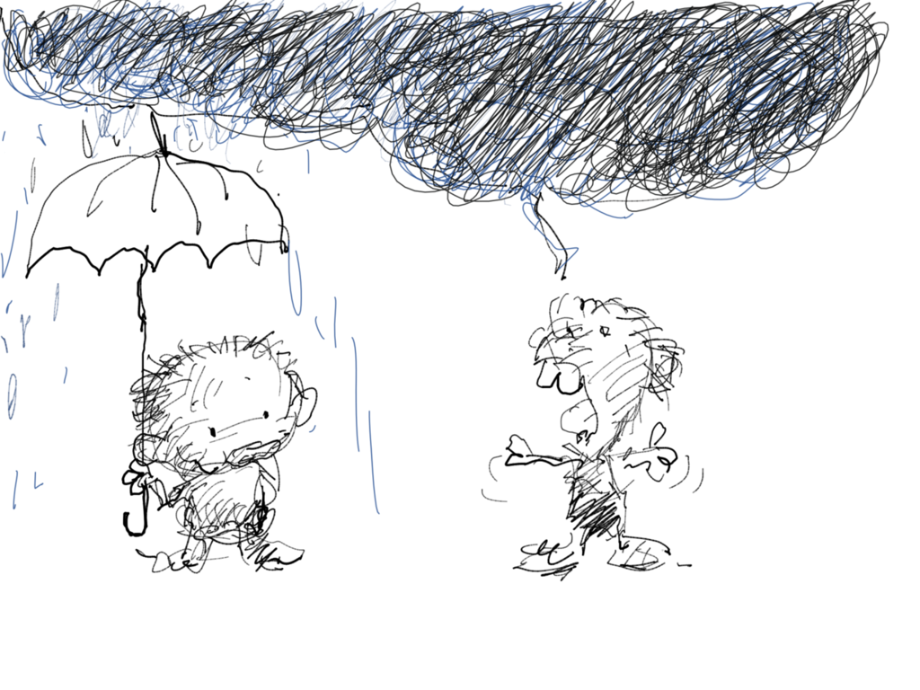 1024x768 Rainstorm Drawing - Rainstorm Drawing