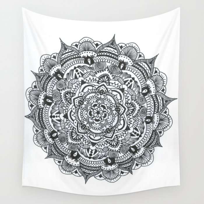 700x700 rainy day drawing wall tapestry - Rainy Day Drawing