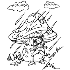 230x230 Top Free Printable Rain Coloring Pages Online - Rainy Weather Drawing