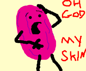 300x250 the process of turning into a raisin drawing - Raisin Drawing