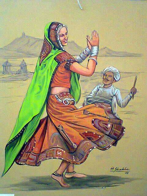 480x640 aartworks in rajasthani art - Rajasthani Drawing