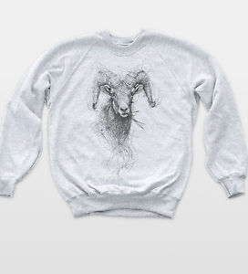272x300 ram sketch sweatshirt indie drawing hipster jumper animal horns - Ram Animal Drawing