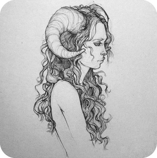 600x601 Ram Drawing Free Download - Ram Horns Drawing