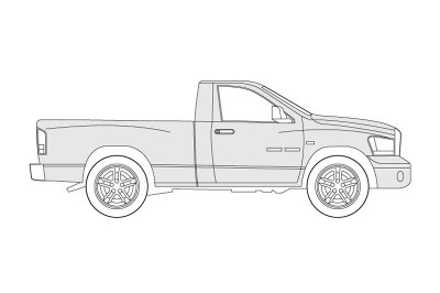 400x266 revitdodge ram vehicle families to bring scale and realism - Ram Truck Drawing