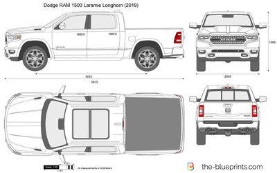 400x251 Dodge Ram Vector Drawing - Ram Truck Drawing
