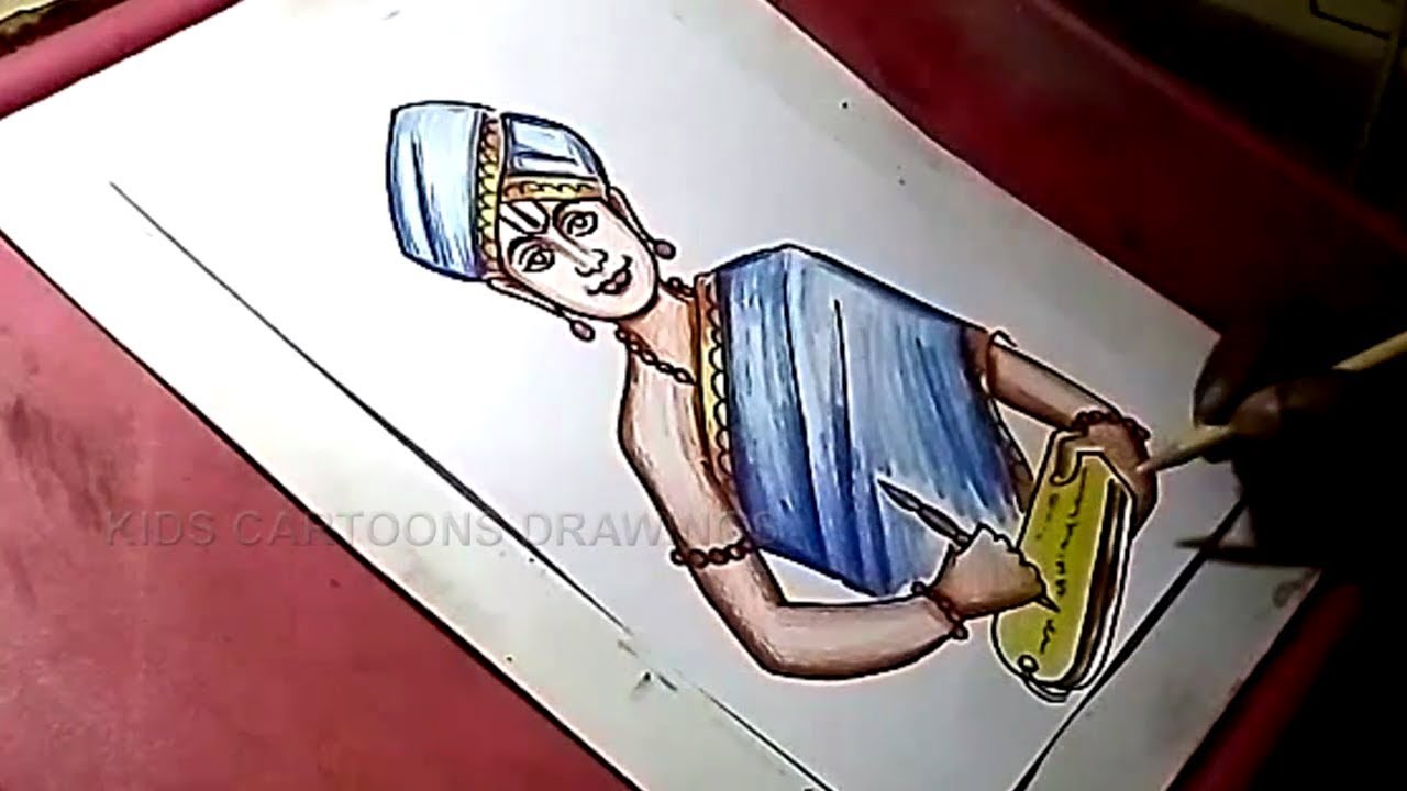 1280x720 how to draw tenali rama drawing for kids - Rama Drawing