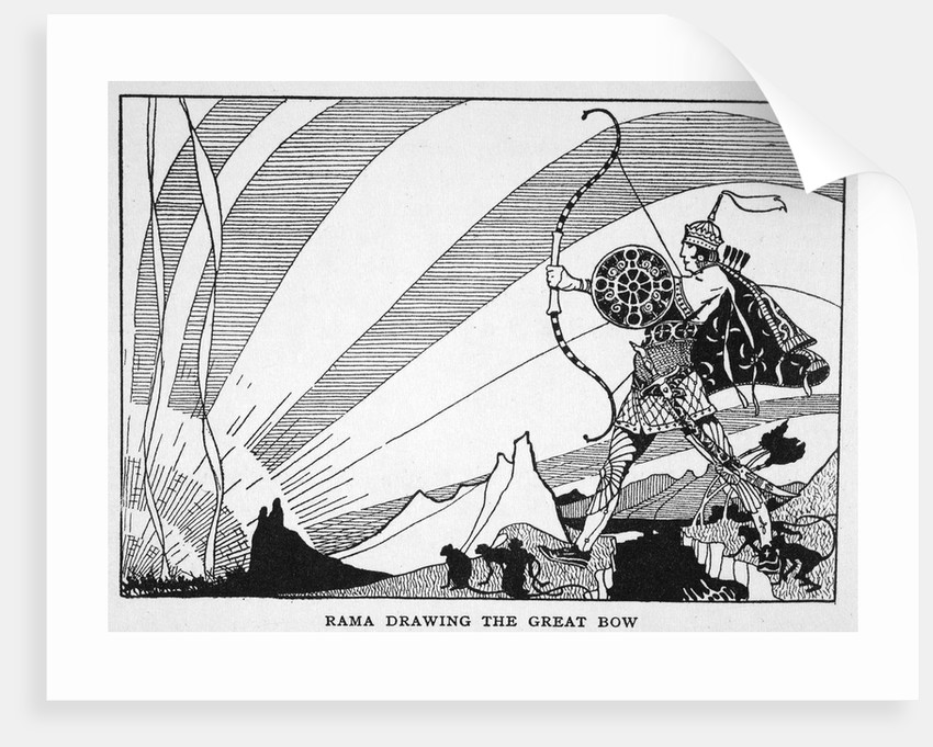 850x681 rama drawing the great bow posters prints - Rama Drawing