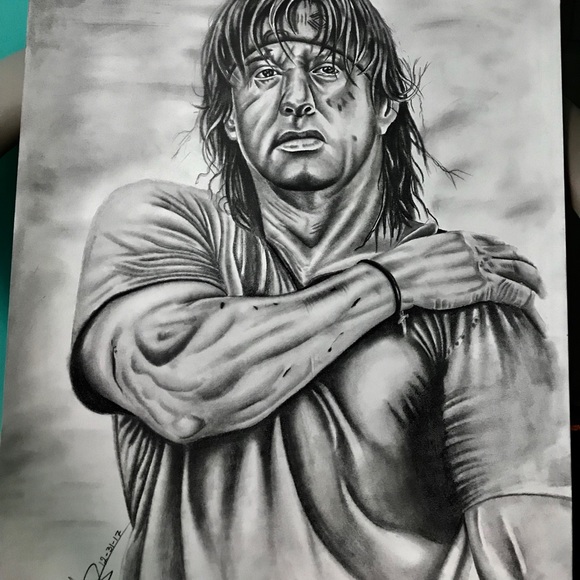 580x580 Other Rambo Drawing Poshmark - Rambo Drawing