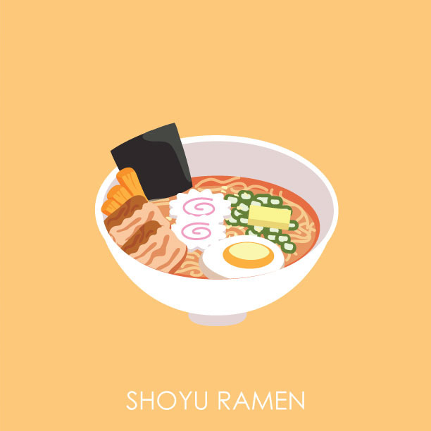 612x612 krys pham drawing ramen for tonight! guess which game they - Ramen Drawing