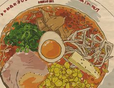 236x182 best ramen images food art, food illustrations, picture frame - Ramen Drawing