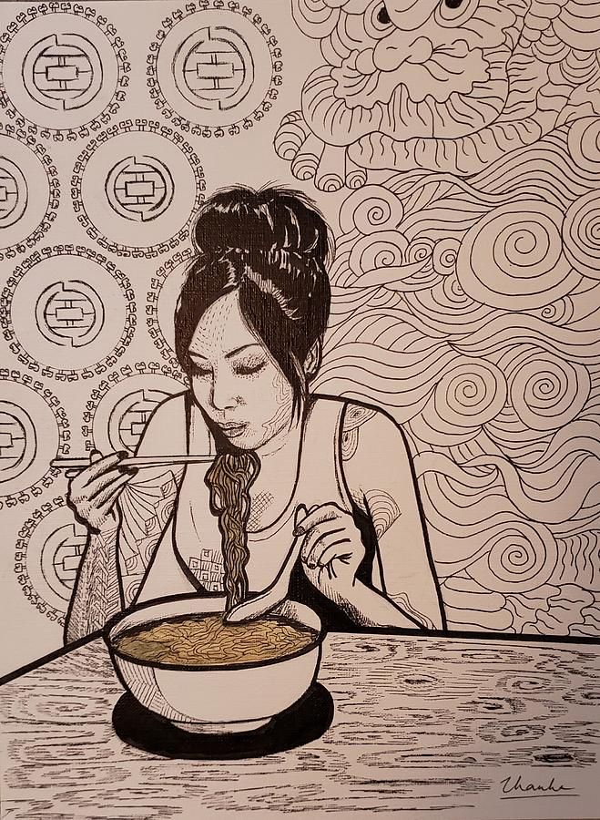 659x900 ramen time drawing - Ramen Drawing