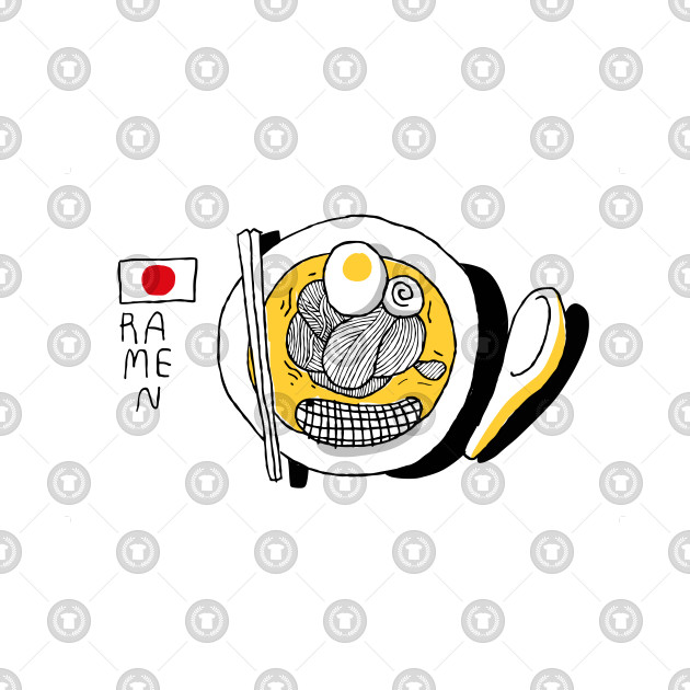 630x630 ramen noodle dinner drawing - Ramen Drawing