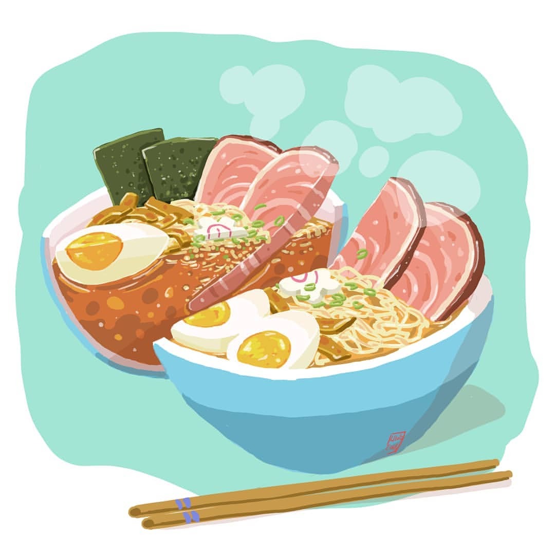 1080x1080 lilidrawing ramen studies - Ramen Drawing