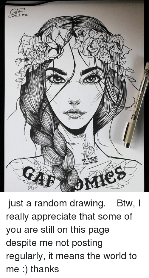 500x928 comics zolby mies just a random drawing btw i really appreciate - Random Drawing