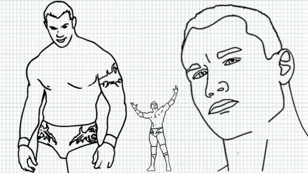 1280x720 Randy Orton - Randy Orton Drawing