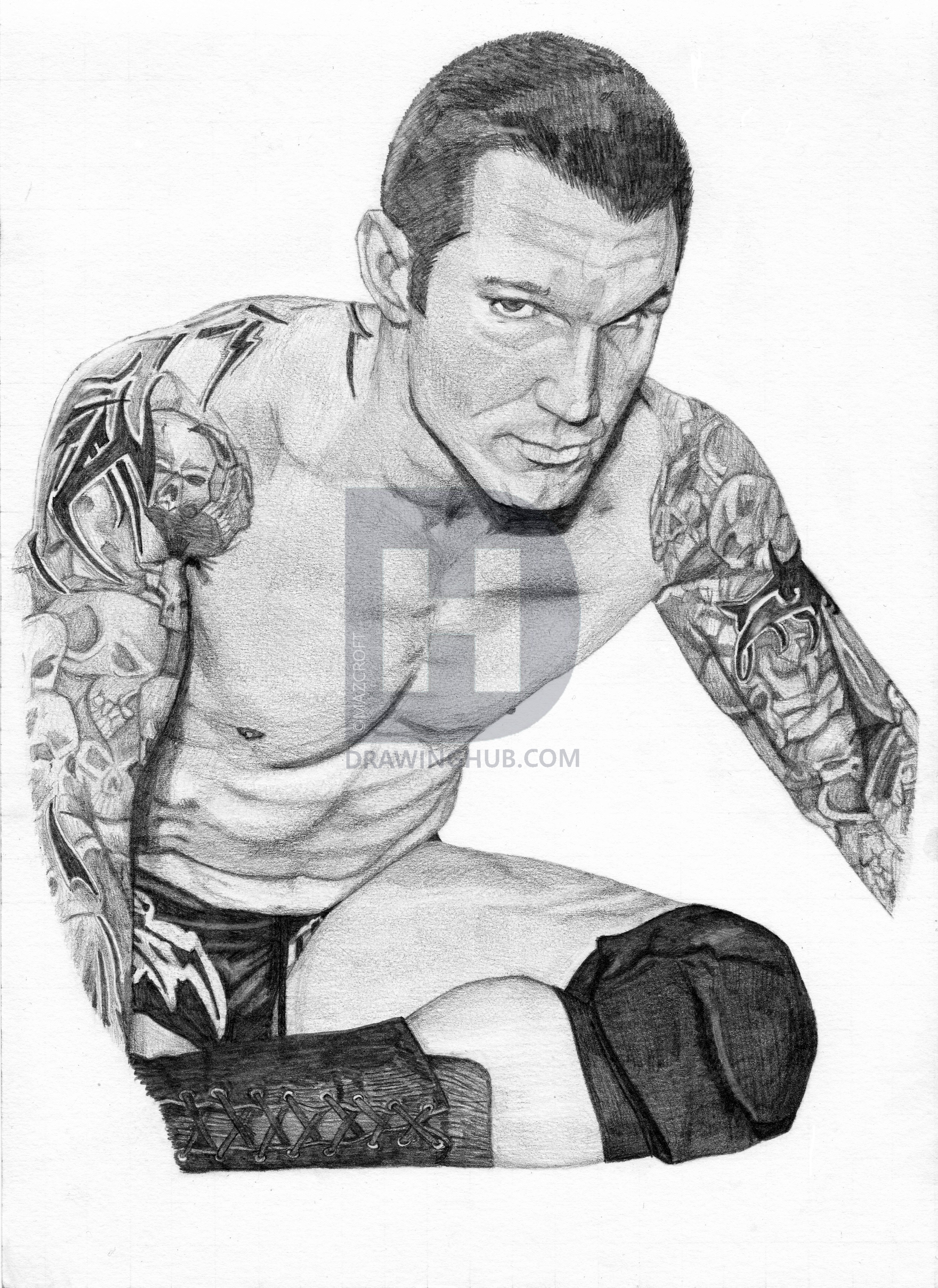 2983x4096 Randy Orton Backstage Drawing - Randy Orton Drawing