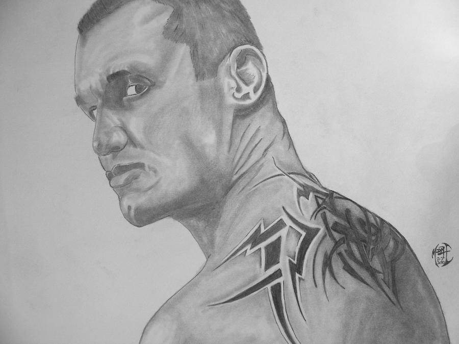 900x674 Randy Orton Drawing - Randy Orton Drawing