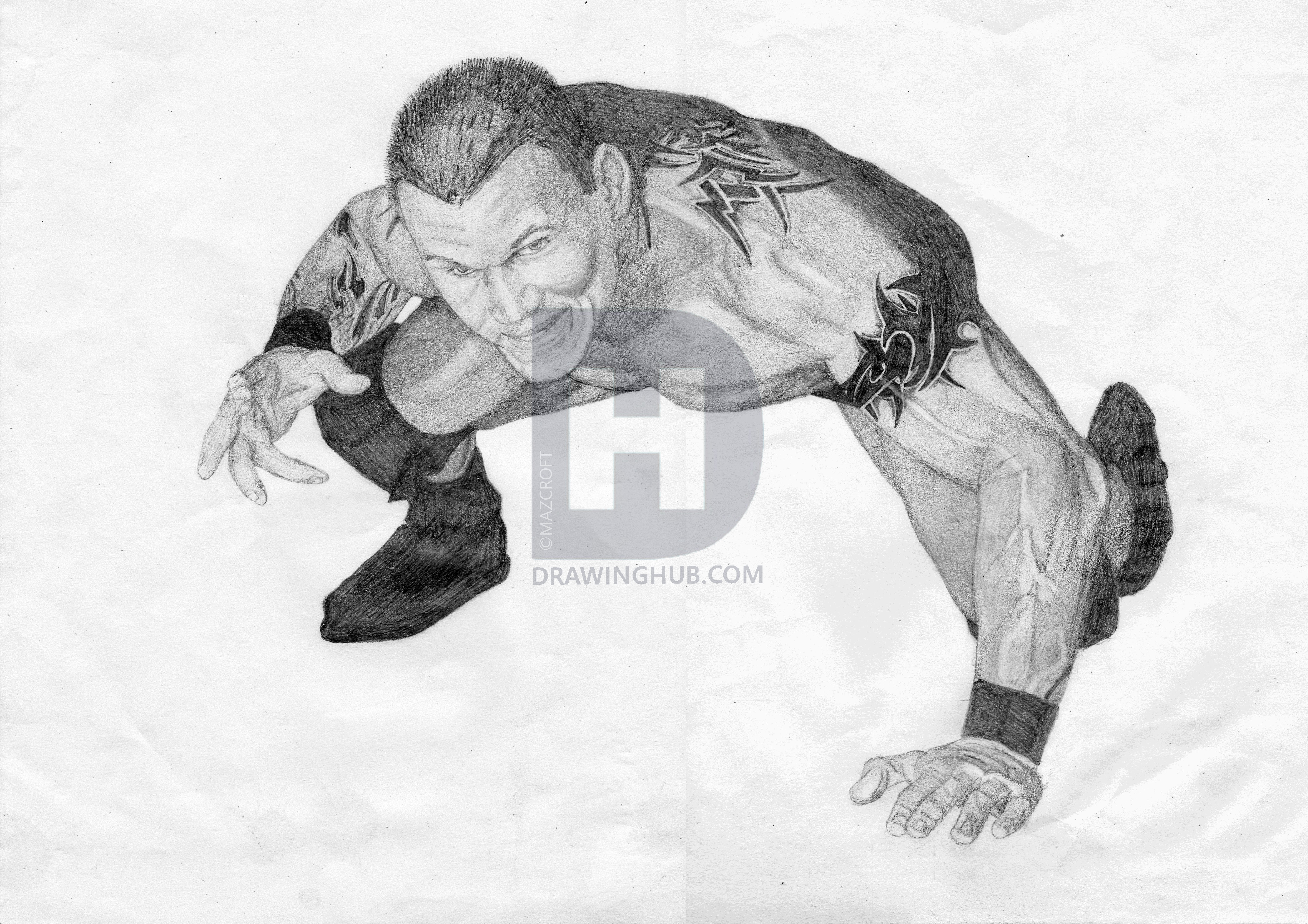 6294x4448 Randy Orton Drawing - Randy Orton Drawing