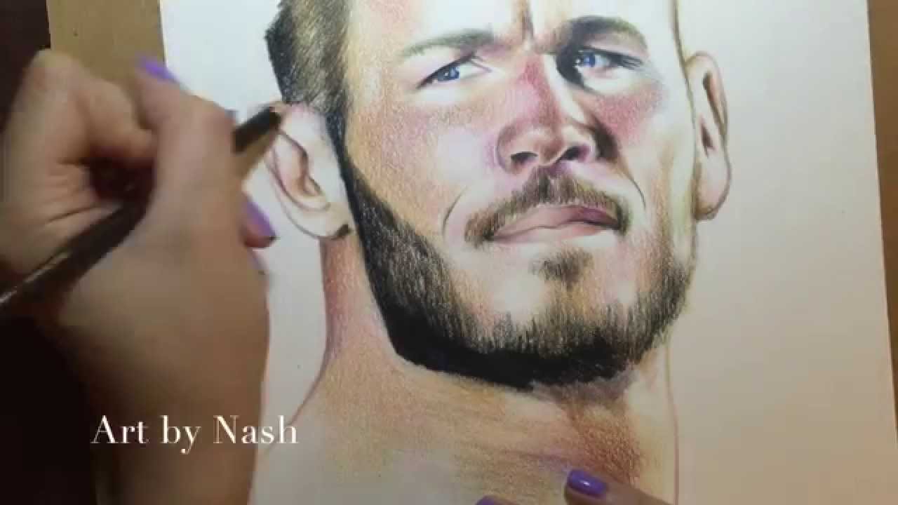 1280x720 Speed Drawing - Randy Orton Drawing