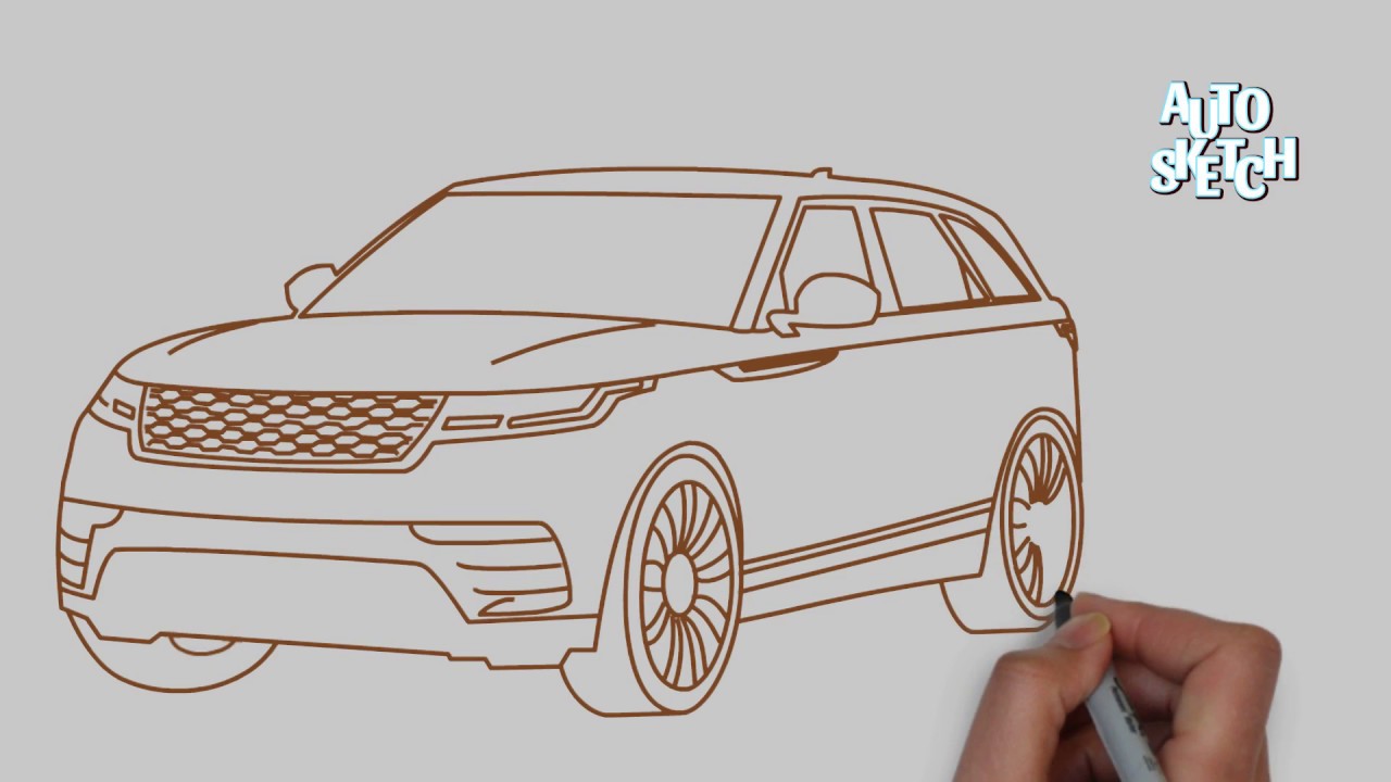 1280x720 how to draw a range rover velar - Range Drawing
