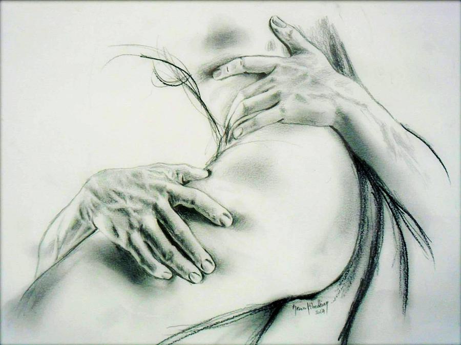 900x674 The Rape Of Persephone Drawing - Rape Drawing