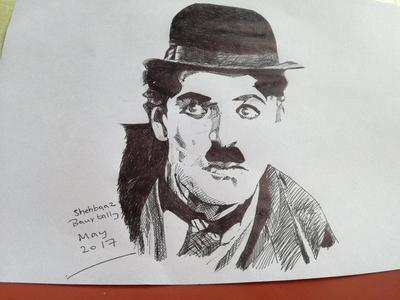 400x300 Rapid Drawing Of Charlie Chaplin - Rapid Drawing