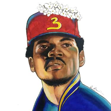 375x375 chance the rapper drawings for sale saatchi art - Rapper Drawings