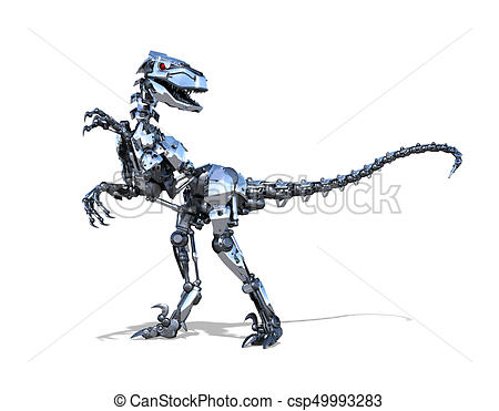 450x371 robot raptor dinosaur a very powerful roboraptor robot dinosaur - Raptor Dinosaur Drawing