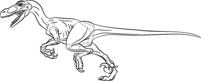 400x161 add the final touches - Raptor Dinosaur Drawing