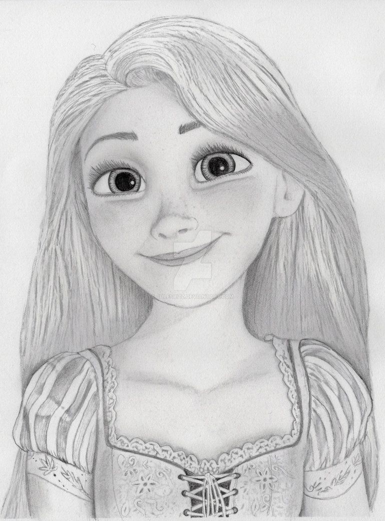 769x1039 rapunzel from tangled - Rapunzel Disney Drawing