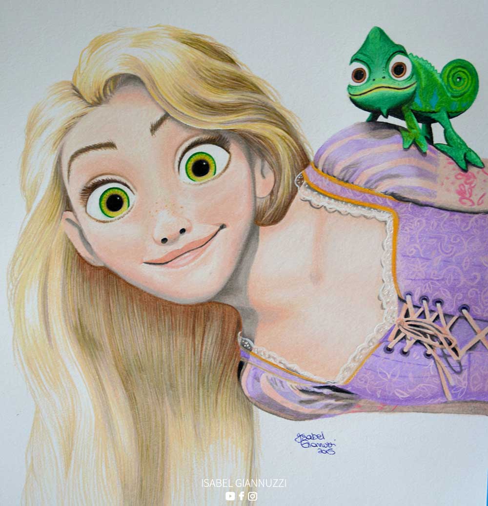 1000x1038 drawing rapunzel tangled disney drawings - Rapunzel Disney Drawing