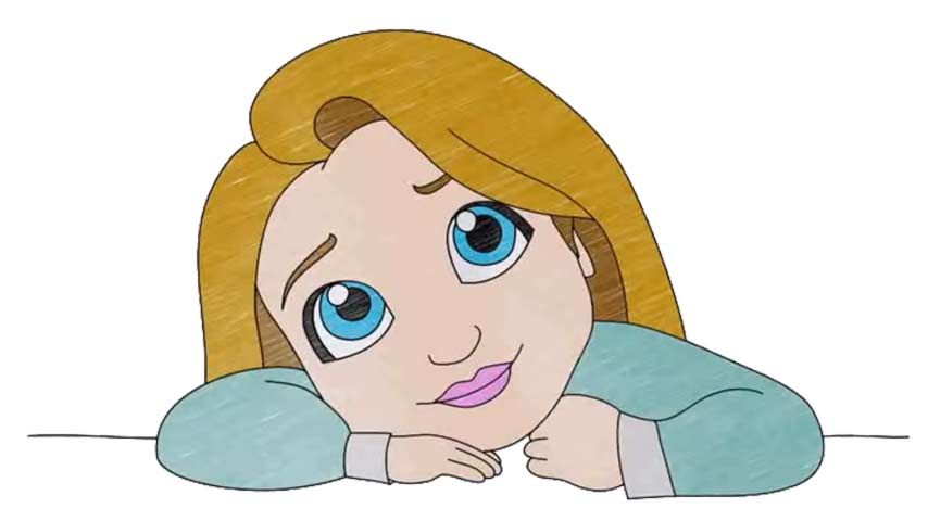 854x480 how to draw rapunzel - Rapunzel Drawing