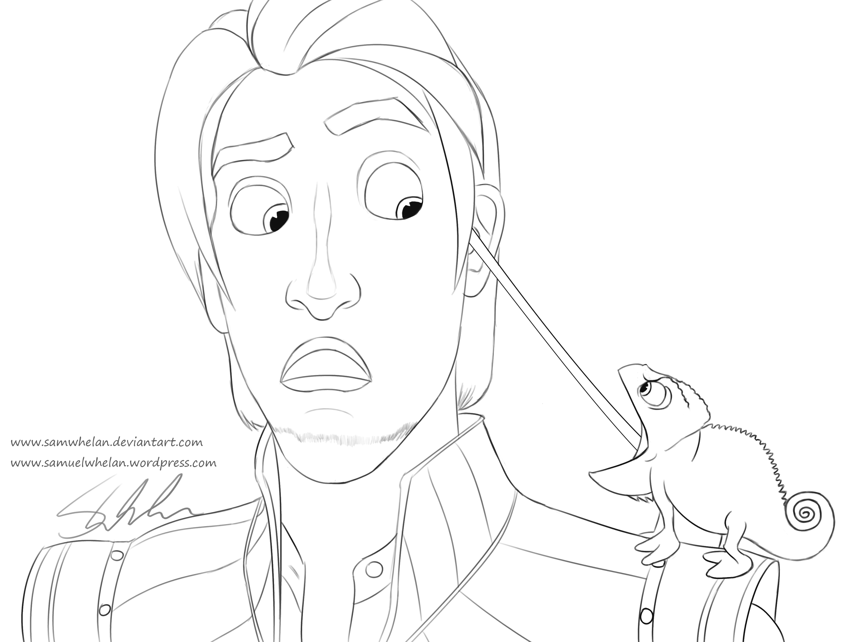 3508x2621 collection of free noses drawing rapunzel download on ui ex - Rapunzel Drawing