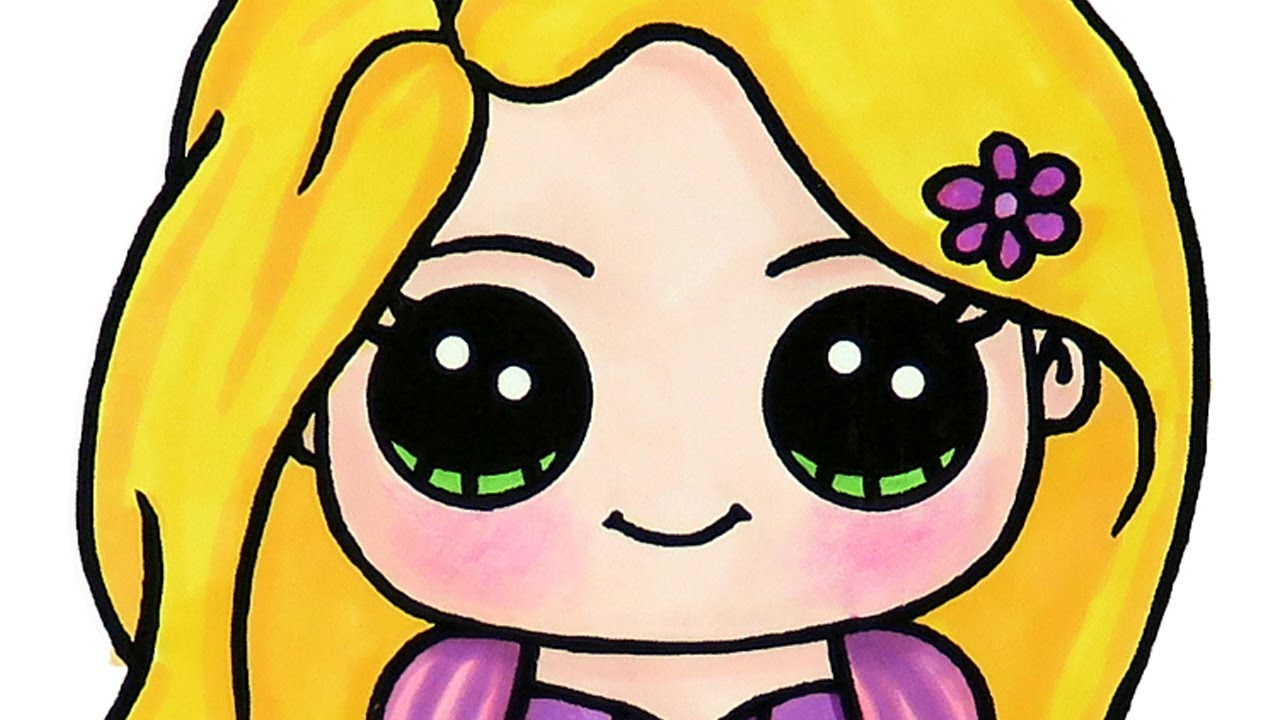 1280x720 Disney Rapunzel Coloring - Rapunzel Drawing Color