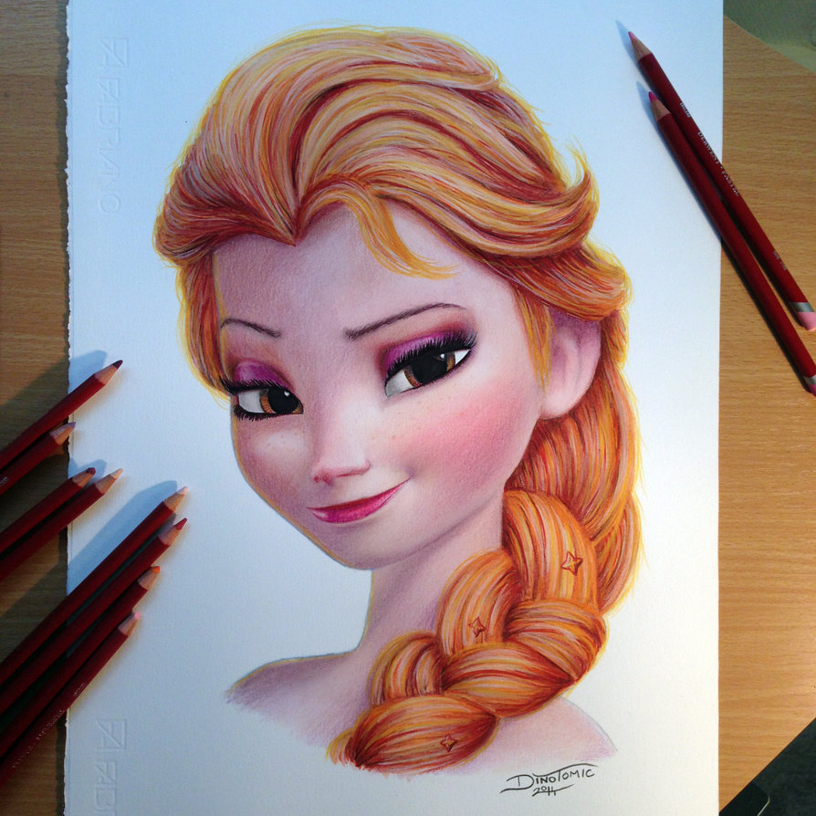 894x894 Pencil Drawings Good Colored Pencil Drawings - Rapunzel Drawing Color